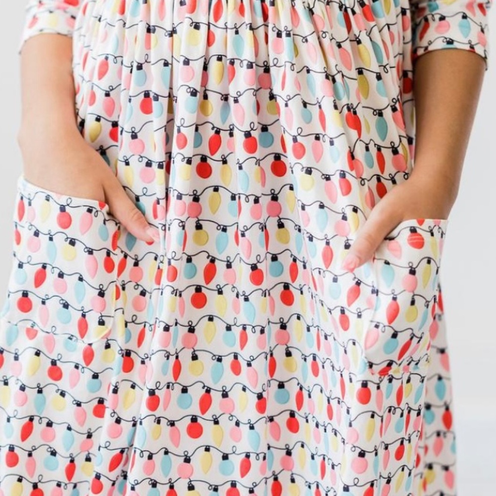 Mila and Rose Merry and Bright Twirl Dress